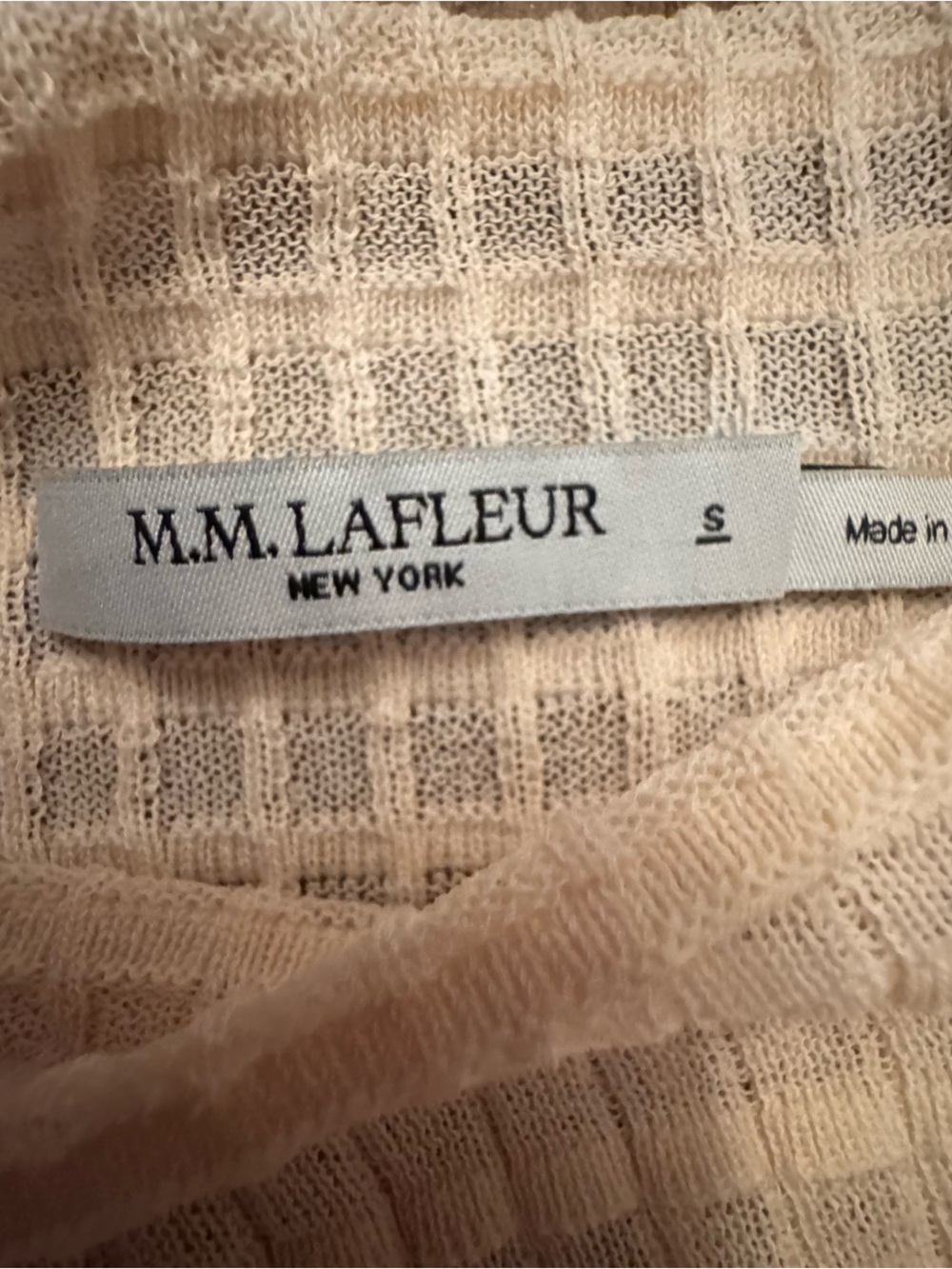 M.M.LAFLEUR‎ Ribbed Brodie Top - Picture 5 of 6